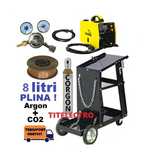 Aparat sudura MIG 160i + butelie argon CO2 + ceas + sarma + carucior