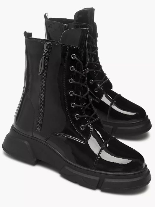 Новые. Зимние теплые и стильные ботинки. Кожа натуральная.