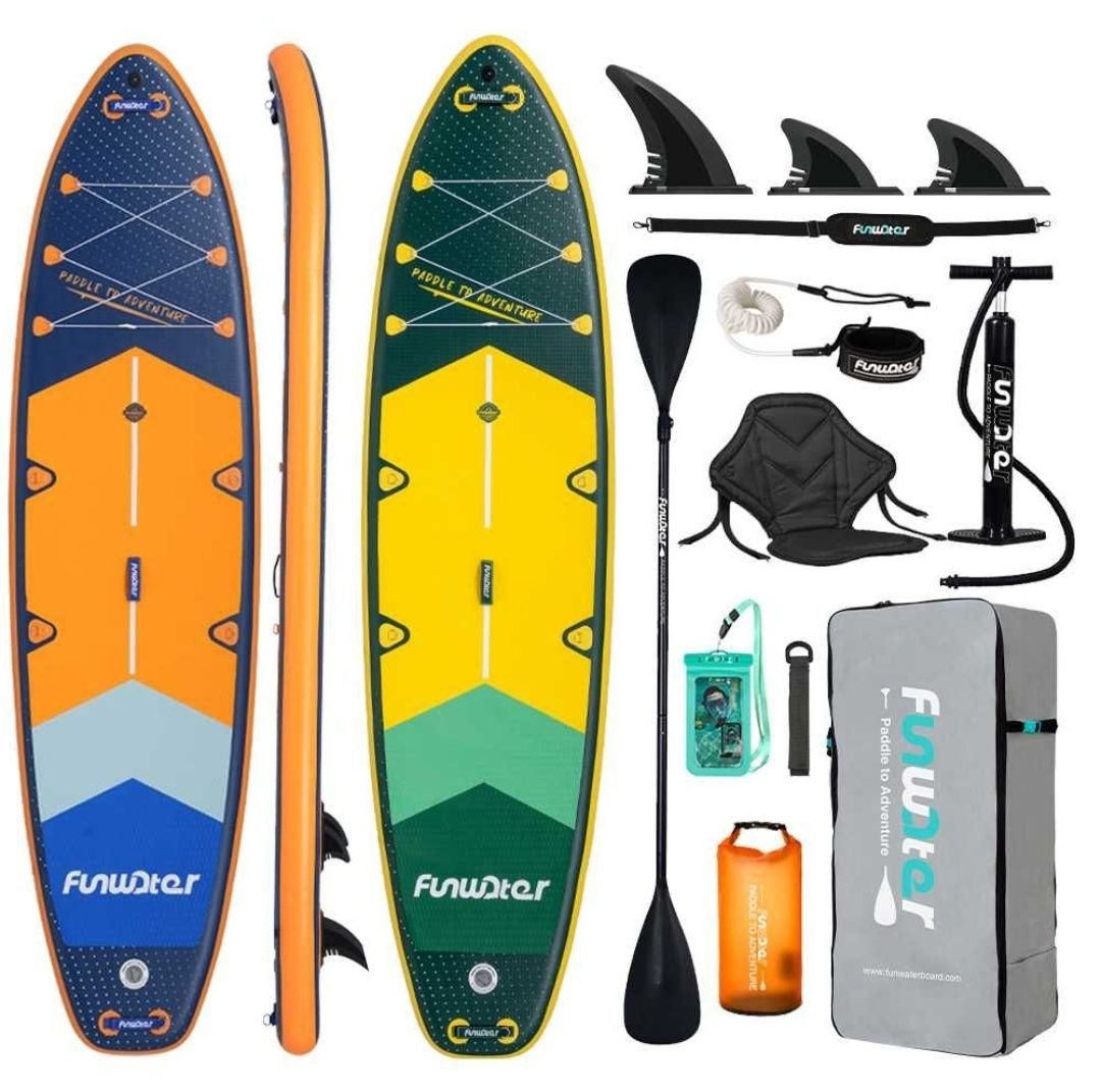 Надуваем падъл борд FunWater I 11'6 , SUP.