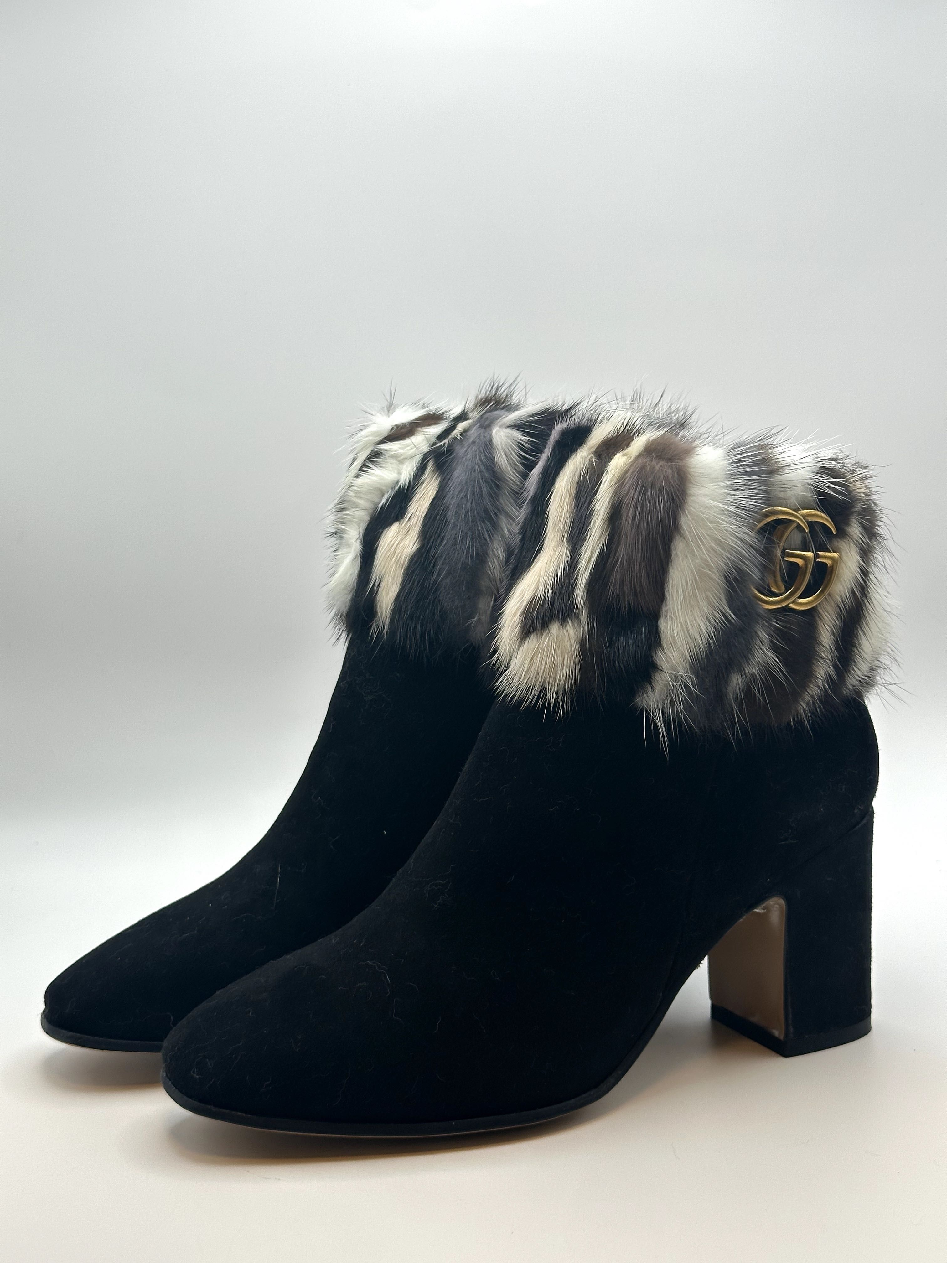 Gucci Boots Woman Black