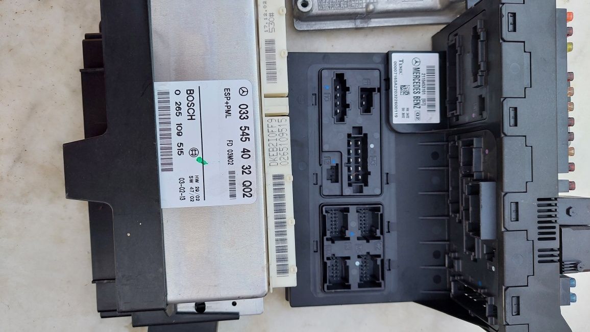 Kit pornire SAM calculator motor ESP PML debitmetru aer  mercedes w211