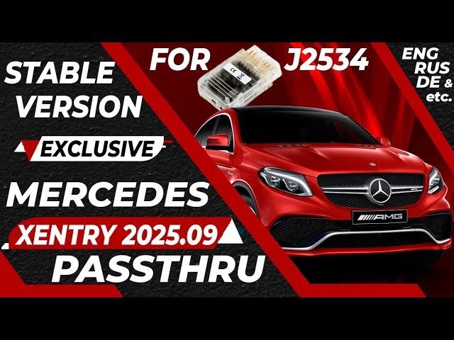 Xentry PassThru 2025.09 XPT Mercedes