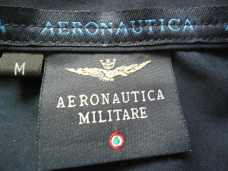 Camasa pilot navy Aeronautica Militare embleme brodate maneca scurta