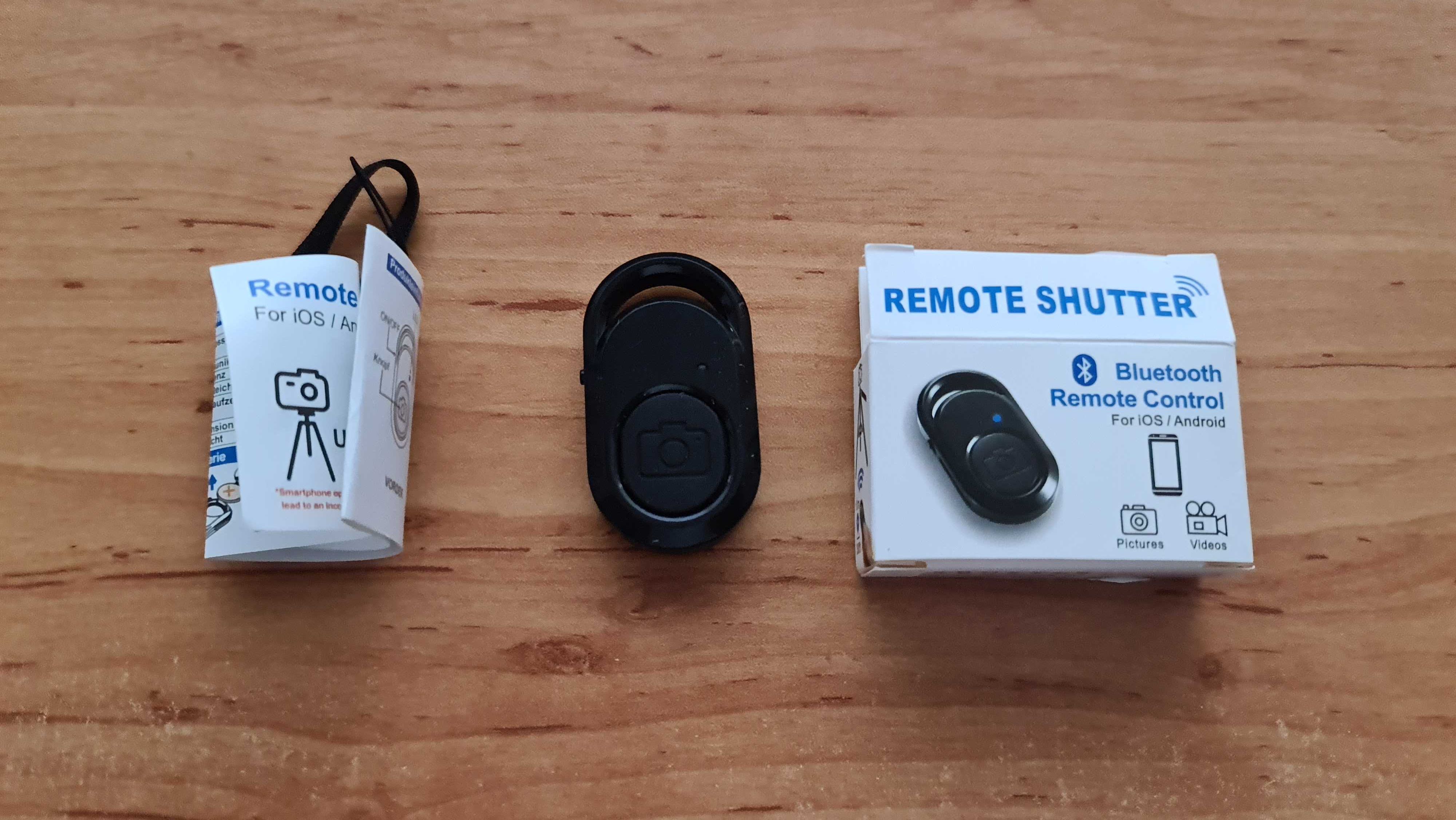 Блутут безжично shutter дистанционно за фотоапарат за iOS/Android
