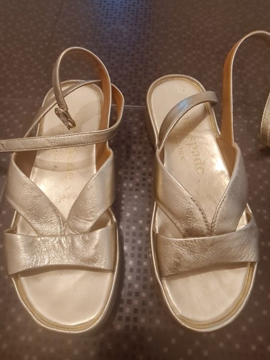 Sandale Kate Spade, aurii