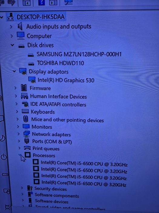 Unitate pc Hp i5 ssd ddr4