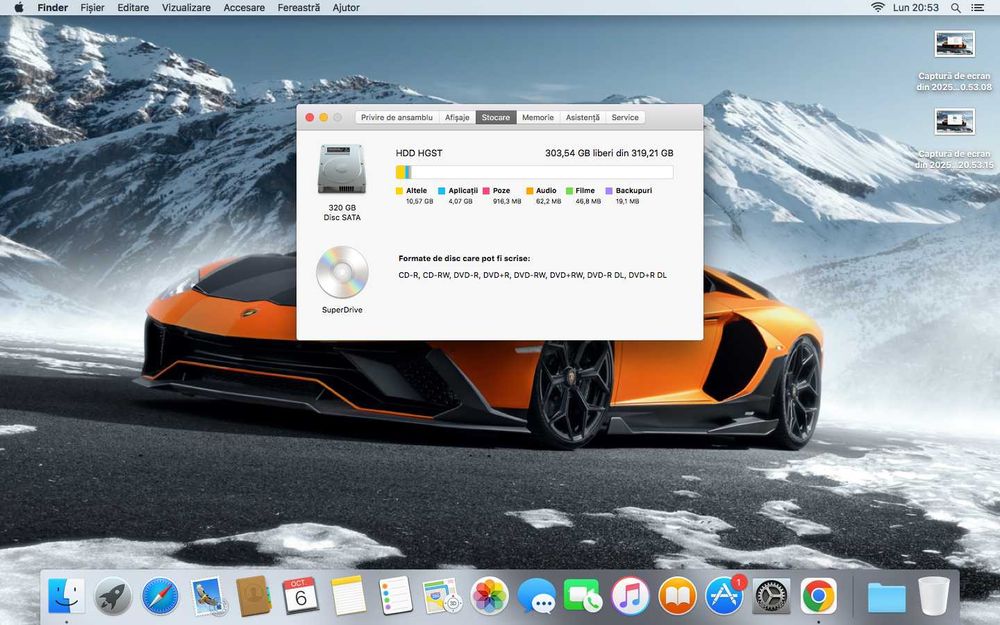 Apple Macbook Pro 15" 2011 A1286 Intel i7 320GB HDD 4GB Ram El Capitan