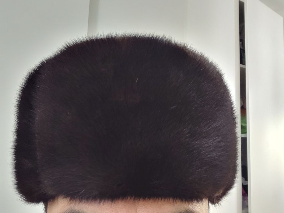 Норковая шапка в идеальном состоянии