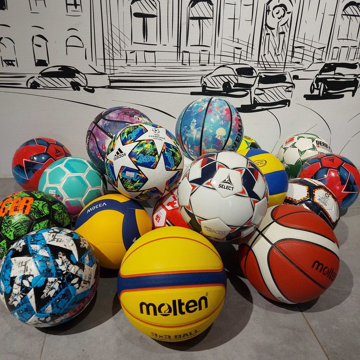 Мяч футбольный. Баскетбольный. Волейбольный. Подарок. 4-ка, 5-ка, 7-ка