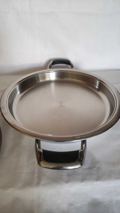 АМС масивен плитък голям тиган за индукция отличен