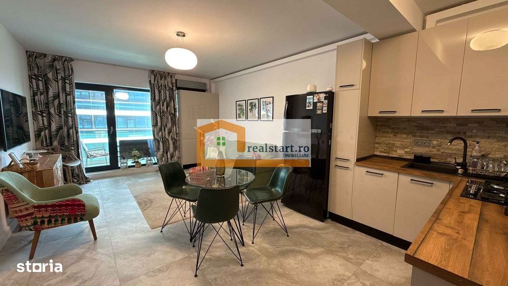 SeaView, Prima linie, 3/8, mobilat-utilat, terasa 15mp, centrala propr