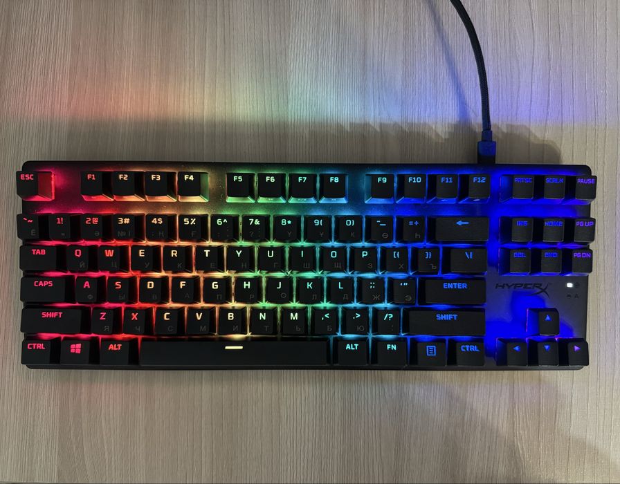 Клавиатура игровая Hyperx Alloy Origins PBT TKL (Red)
