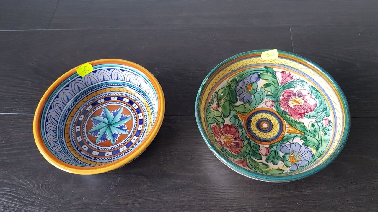 Boluri din ceramică italiană glazurata