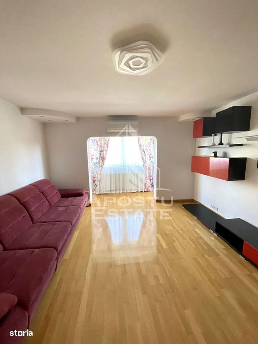 Apartament 2 camere, mobilat, centrala proprie, zona Girocului
