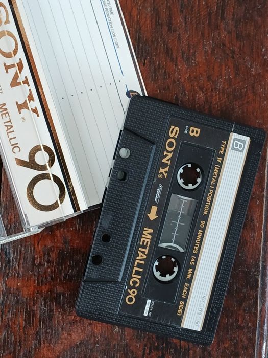 Lot de 2 casete audio METAL, Sony și Maxell de 90min. Made in Japan