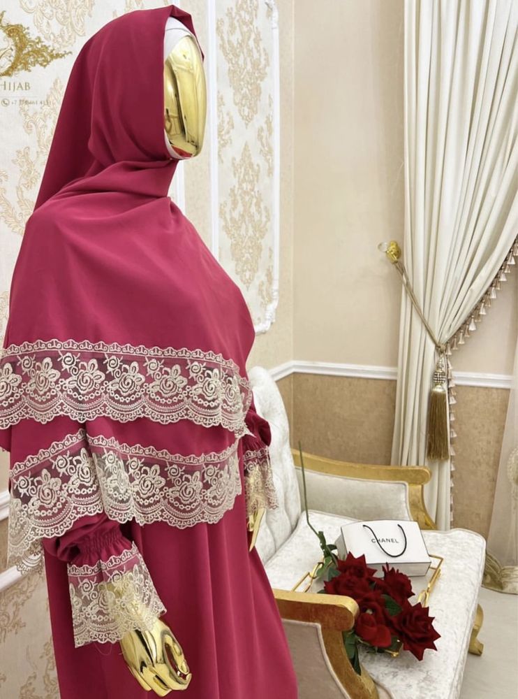 Платье для намаза, хиджаб, нарядное платье, мусульманское платье
