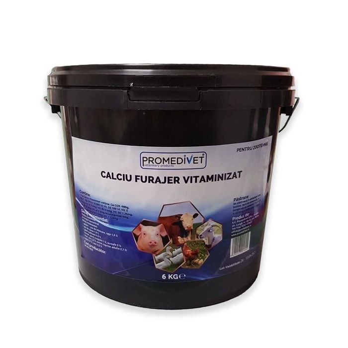 Calciu furajer vitaminizat, 6kg