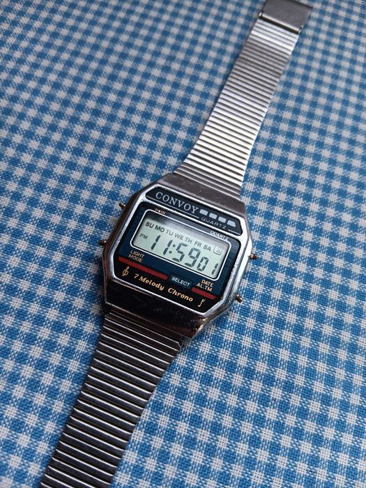 Ceas de mana Convoy, Vechi de colecție, anii 80-90 perfect functional!