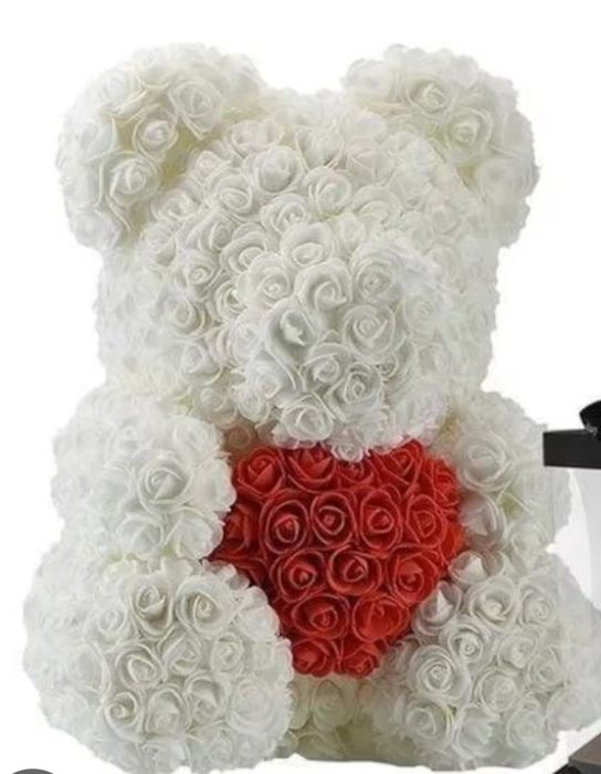 Urs din spuma , cu trandafiri