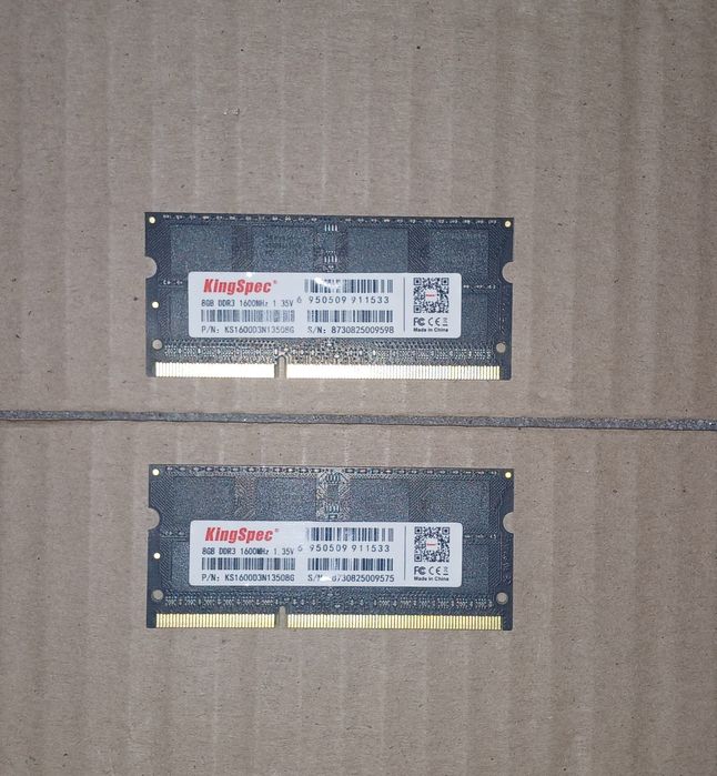 KingSpec DDR3 2×8 ГБ (16 ГБ) 1600 МГц 1.35 V – Hynix