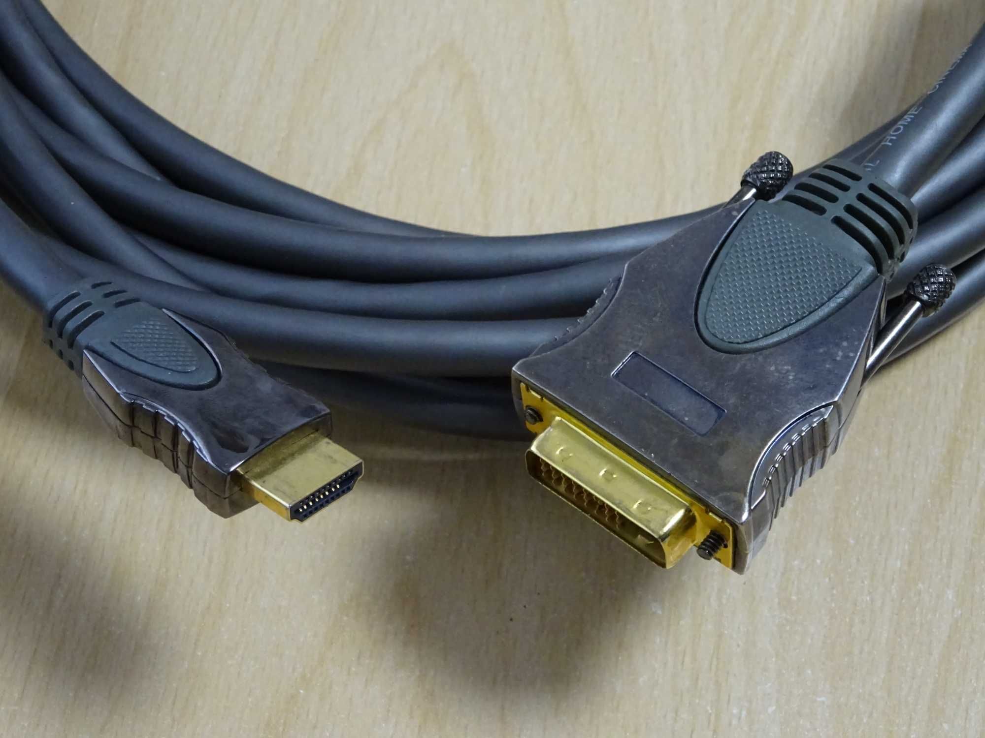 GOLDKABEL Professional HDMI DVI-D Cablu Adaptor 7,5 M Metri 3D 4K