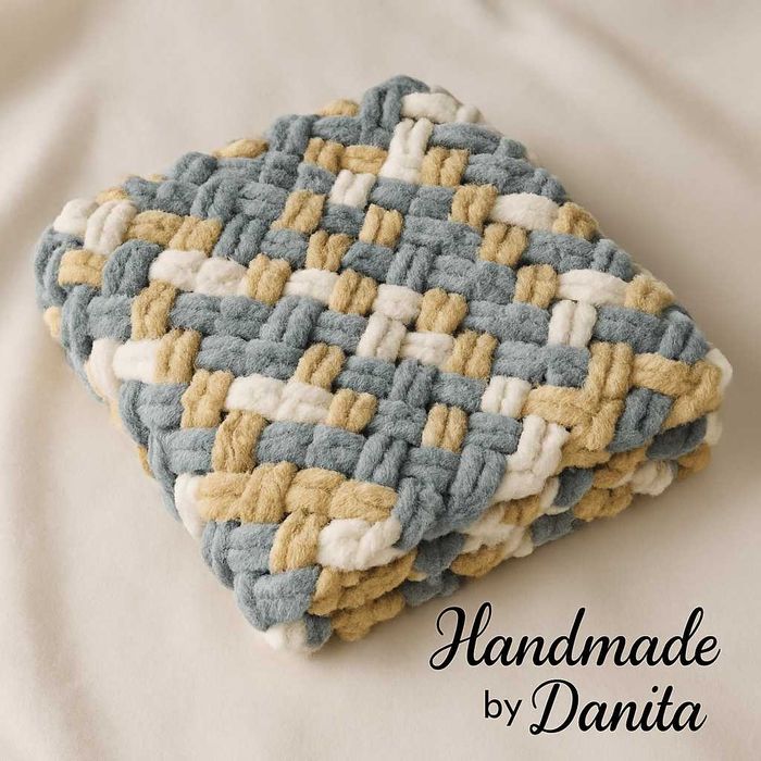 Ръчно плетено одеяло за домашни любимци