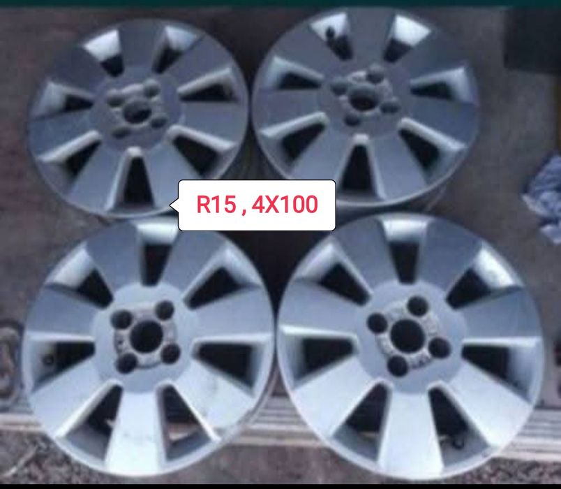 Jante aliaj aluminiu 4X100 PCD 14 și 15 țoli,livrarea avantajoasă !