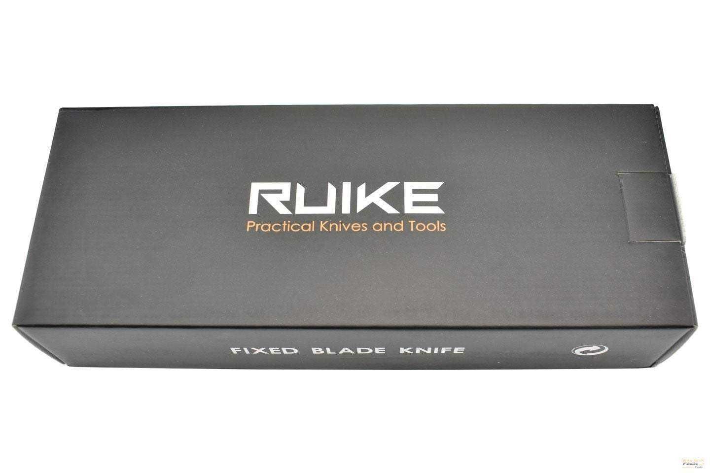Cutit Ruike F181-B cu maner G10 negru, cu teaca, lama Sandvik 14C28N