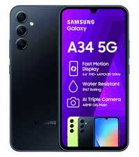 Telefon Samsung A34 negru si yellow resigilate, factura garantie 2 ani