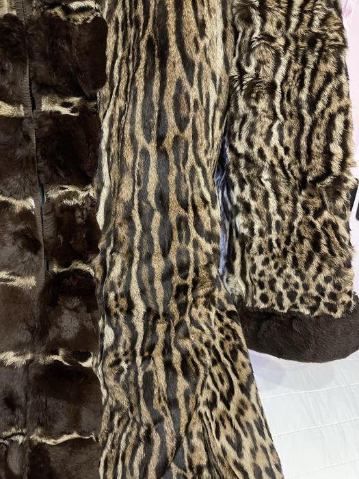 Дълго палто от норка