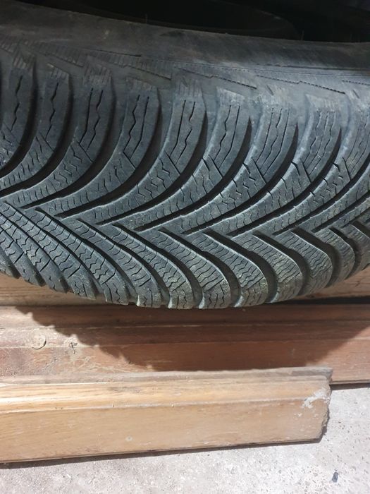 Vand set 4 anvelope iarna+jante otel, Michelin, 195/65 R15, Skoda Oct