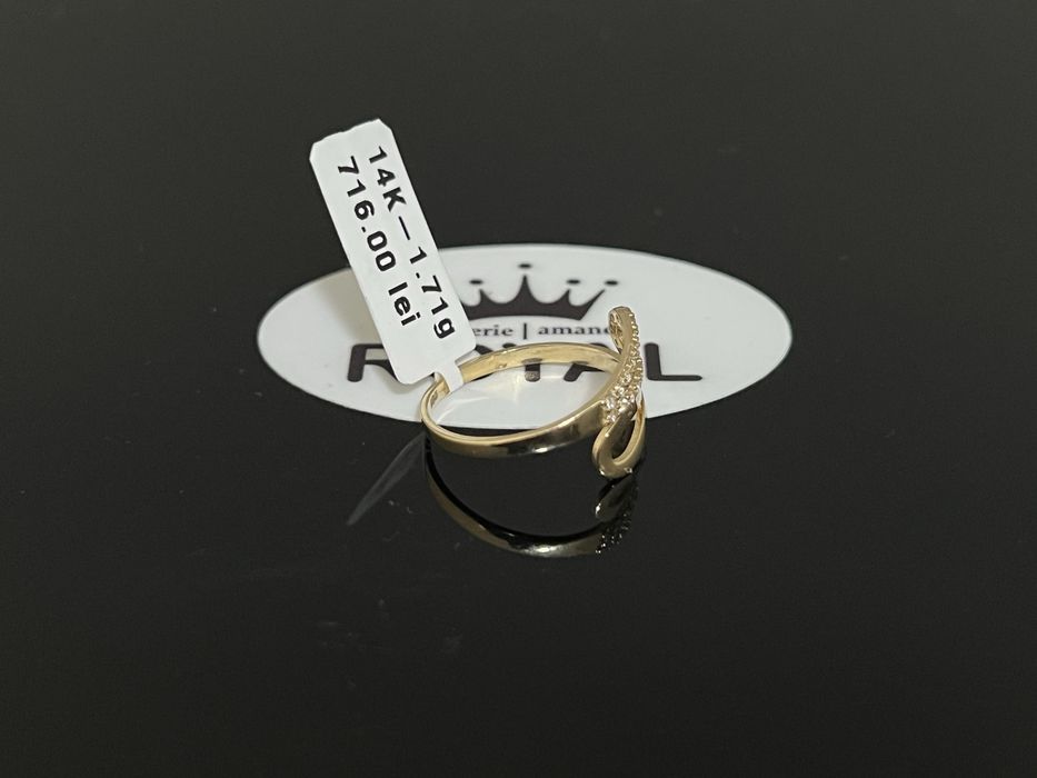 Bijuteria Royal CB : Inel dama aur nou 14k 1,71gr