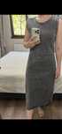 Rochie denim gri, 38 marimea