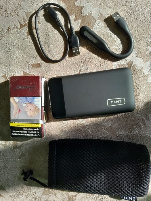 Външна батерия  inui 20000 mah комплект