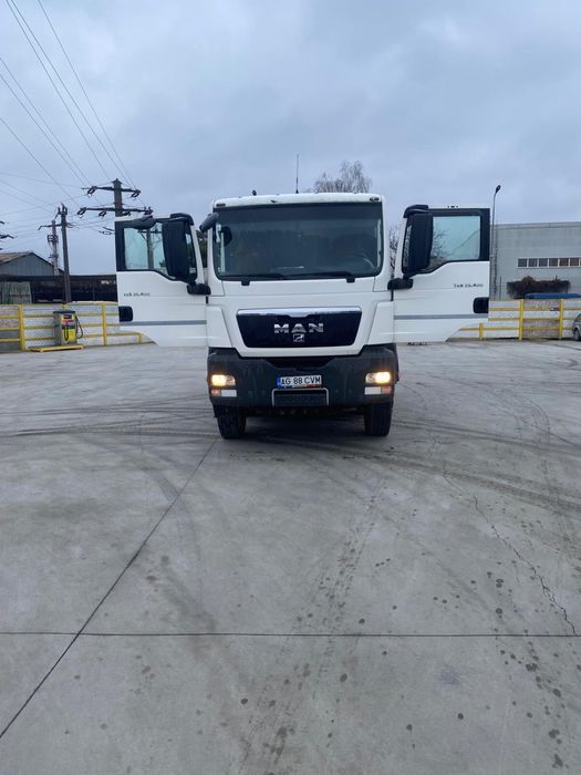 Vand autobasculanta 8x4 MAN sau schimb cu Buldoescavator
