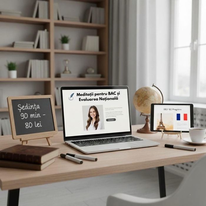 Meditații la Limba Română, Franceză și Istorie – Fizic și Online