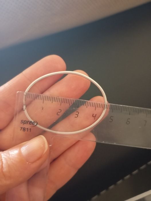 Сребърни обеци халки