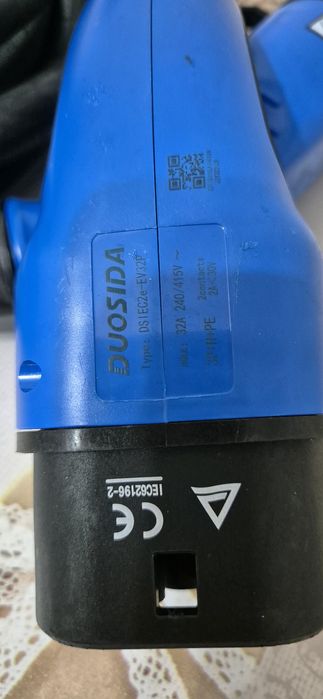 Кабел за зареждане на електромобили Type2