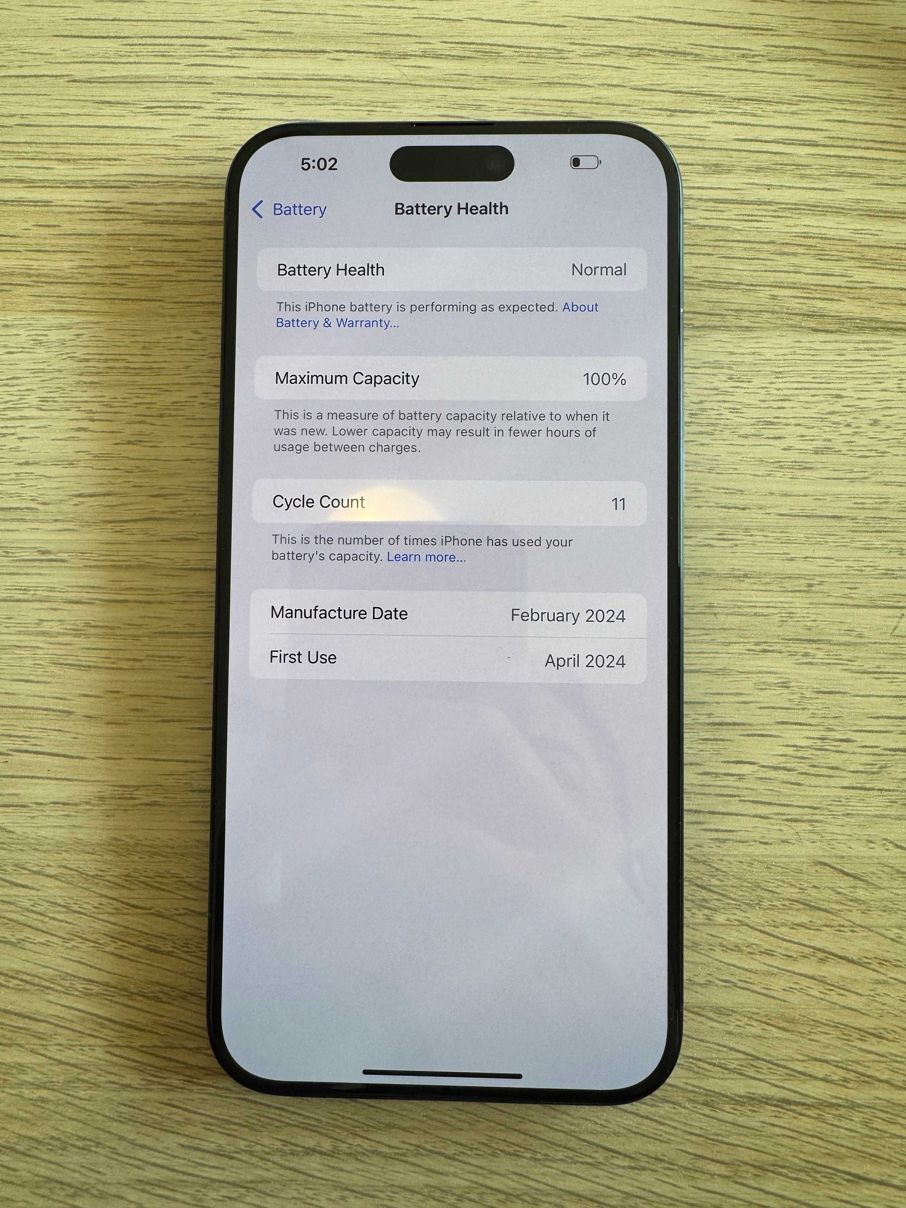 iPhone 15 Pro Max Blue Titanium