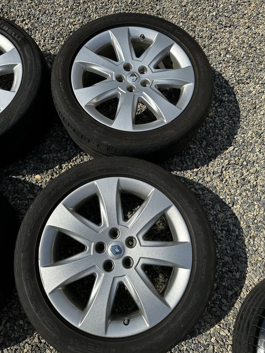 Jante cu anvelope 5mm vara 245 45 r18 100Y Pirelli , Renault Espace 4