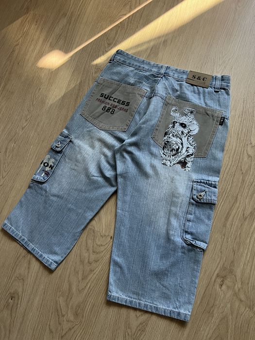 Jorts stil fubu ed hardy vintage y2k baggy