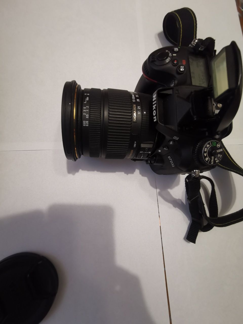 Nikon D7200 +obiectiv sigma 17 50. 2.8