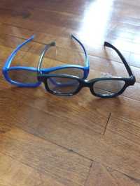 2 броя 3D очила за кинопрожекции. Нови! 10лв общо