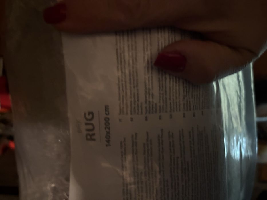 Vând covor shaggy gri, nou – 140x200 cm