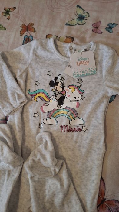 Salopeta/pijama fetițe Minnie mouse 86 nouă cu etichetă