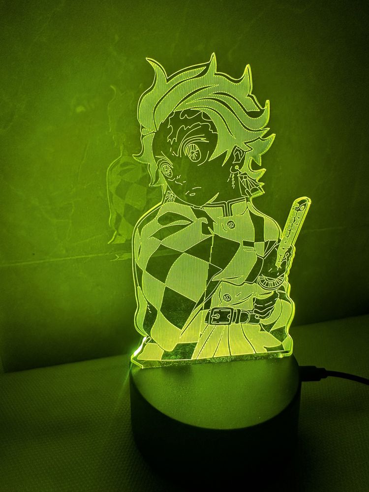 Ночной 3D светильник «Танжиро» Клинок Рассекоющий Демонов
