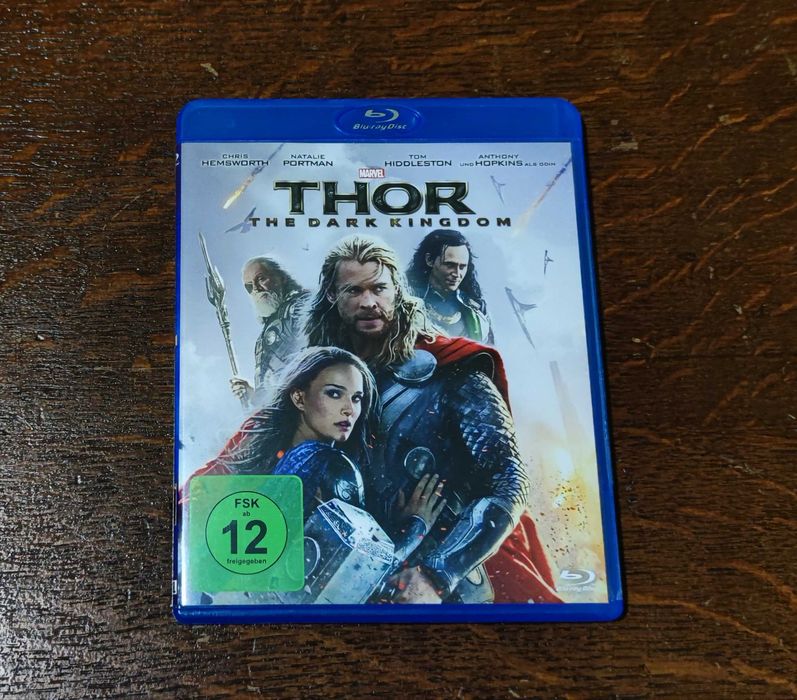 THOR The Dark Kingdom Blu-Ray DVD диск