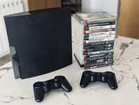 Playstation 3 SLIM 320 gb + 25 игри + 2 контролера