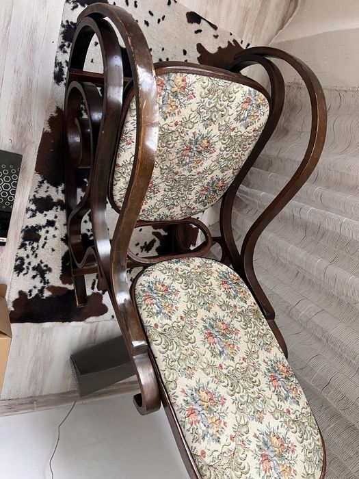 Люлеещ се стол , дървен антика