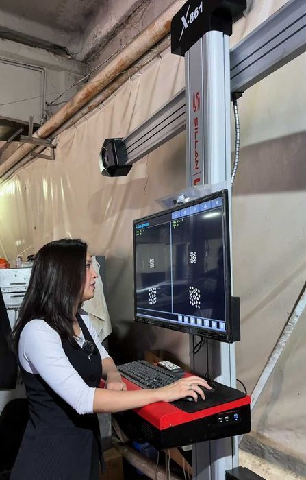 3D Стенд развал-схождения Sillan Launch для СТО и мастерских